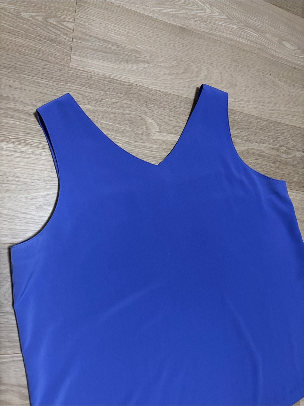 KORET (L) Vintage Sleeveless V-Neck Blouse Lilac Purple Sheen Tank Top - Picture 6 of 12